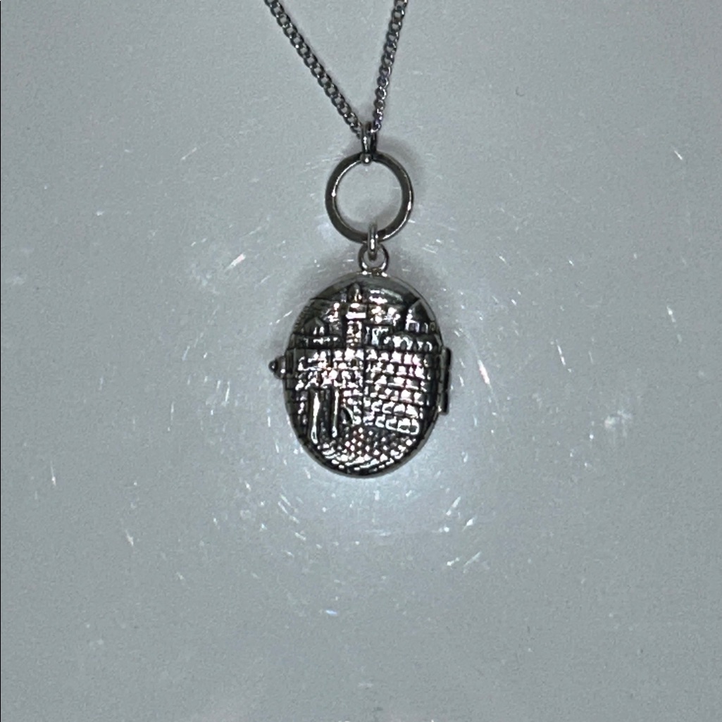 Nwot Sterling Silver Nano Brand Bible Locket Pendant With Microchip Bible Inside